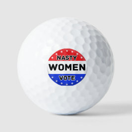 Eklige Frauenwahl | Frauen Power Frauengeschenk Golfball