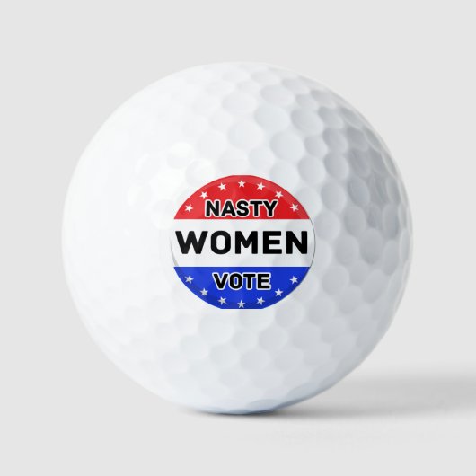 Eklige Frauenwahl | Frauen Power Frauengeschenk Golfball (Vorderseite)