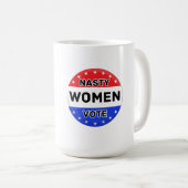 Eklige Frauenwahl | Frauen Power Frauengeschenk Kaffeetasse (VorderseiteRechts)