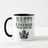Eklige kanadische Ahornleaf-Tasse