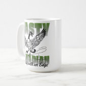 Eklige kanadische Gans Kaffeetasse (Vorderseite Links)