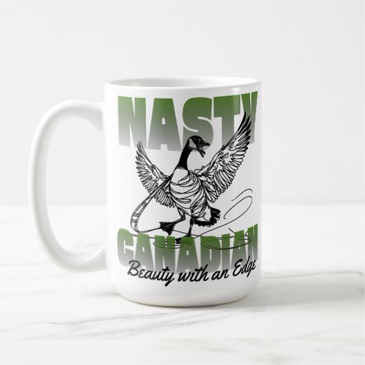 Eklige kanadische Gans Kaffeetasse (Links)