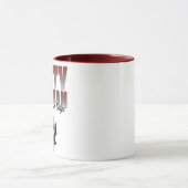 Eklige kanadische Schönheit mit Edge Maple Leaf Tasse (Zentrum)