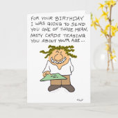 Eklige Karte (Gelbe Blume)