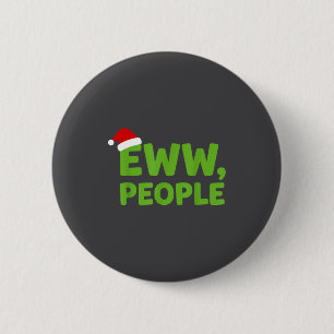 Eklige Leute Weihnachtsmann Hut Lustige Weihnachte Button