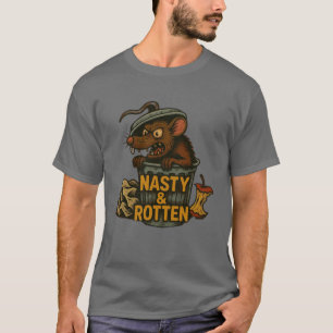 Eklige und Rottenratte in Müll kann grafisch darge T-Shirt