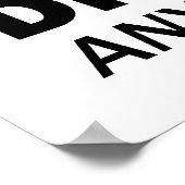 Ekliger Choreograf Poster (Ecke)