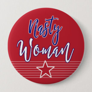 Ekliger Frauen-Knopf Button