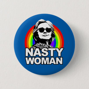 Ekliger Frauen-Knopf Hillary Clinton Button