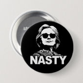 "Ekliger" Knopf Hillary Clinton Button (Vorne & Hinten)