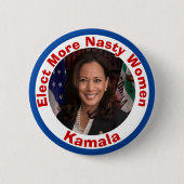 Ekligere Frauen wählen Button (Vorderseite)