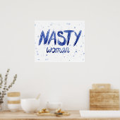 Ekliges Frauenposter Poster (Küche)