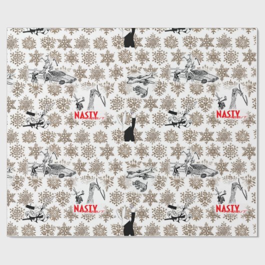 Ekliges Geschenkpapier (Flach)