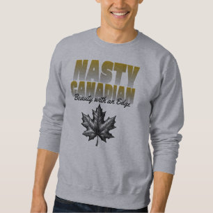Ekliges kanadisches Ahornblatt Sweatshirt