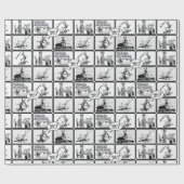 Ekliges Kaninchen hitchcover Geschenkpapier (Flach)