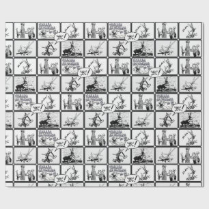 Ekliges Kaninchen hitchcover Geschenkpapier