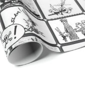 Ekliges Kaninchen hitchcover Geschenkpapier (Rolleneckpunkt)