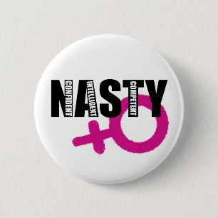 Ekliges weibliches Button