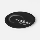 Eklipse 2017 Kansas Pappteller (Schrägansicht)
