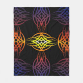Eklipse ausgeglichen (Regenbogen) Fleecedecke (Vorderseite)