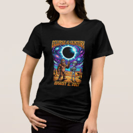 Eklipse des Jahrhunderts 2. August 2027 Historisch Tri-Blend Shirt