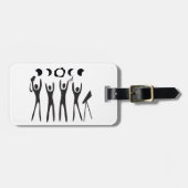 Eklipse-Geleitboot-Logo-Gepäckanhänger Gepäckanhänger (Vorderseite horizontal)