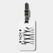 Eklipse-Geleitboot-Logo-Gepäckanhänger Gepäckanhänger (Vorderseite vertikal)