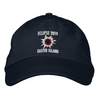 Eklipse-Osterinsel-Baseball-Mütze 2019 Bestickte Baseballkappe