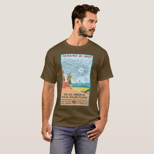 Eklipse-Shirt des Nationalparks T-Shirt (Vorne ganz)