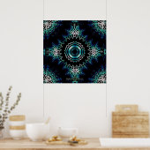 Eklipse Soundwave Kreuz Poster (Küche)