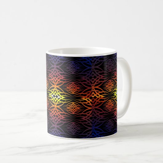 Eklipse-Tapete (Regenbogen) Kaffeetasse (VorderseiteRechts)