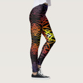 Eklipse-Tapete (Regenbogen) Leggings (Rechts)