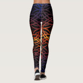 Eklipse-Tapete (Regenbogen) Leggings (Rückseite)