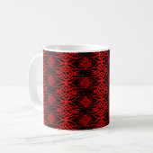 Eklipse-Tapete (rot) Kaffeetasse (Vorderseite Links)