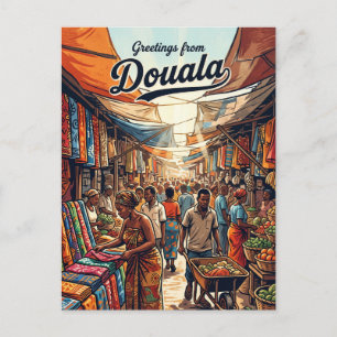 Eko Market Kamerun Postkarte