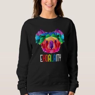 Ekoalaity Koala Gleichberechtigung Lgbtq Regenboge Sweatshirt