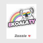 Ekoalaty Aufkleber (Blatt)