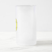 Ekorrsejdel Bokstav D Högerhand Mattglas Bierglas (Mittel)