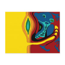 ekos verkrüppelte Postkarte