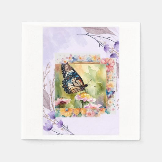 Ekru Serviette (Vorderseite)