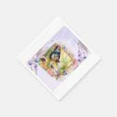 Ekru Serviette (Ecke)