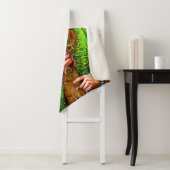 Ekstatisch Grüne Frau Leprechaun Inspiriert Artwor Sherpadecke (Beispiel)