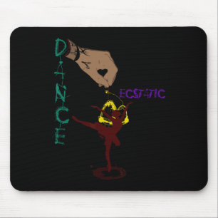 Ekstatischer Tanz Llerina Tänzerin in einem Tutu F Mousepad