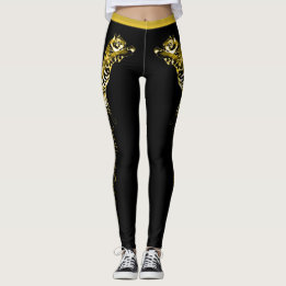 Ekstream Golden Tiger Leggings
