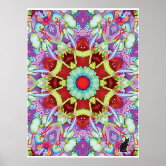 Ektoplasma Kinetic Collage Kaleidoskop Poster (Vorne)