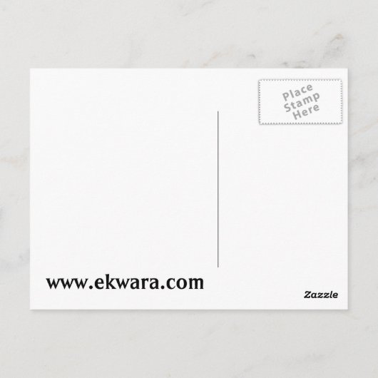 Ekwara Cover Postcard Postkarte (Rückseite)