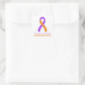 Ekzema Advocate Quadratischer Aufkleber (Tasche)