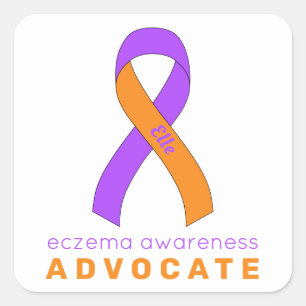Ekzema Advocate Quadratischer Aufkleber