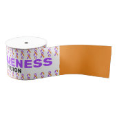 Ekzema Awareness Pattern Ribbon Ripsband (Spule)