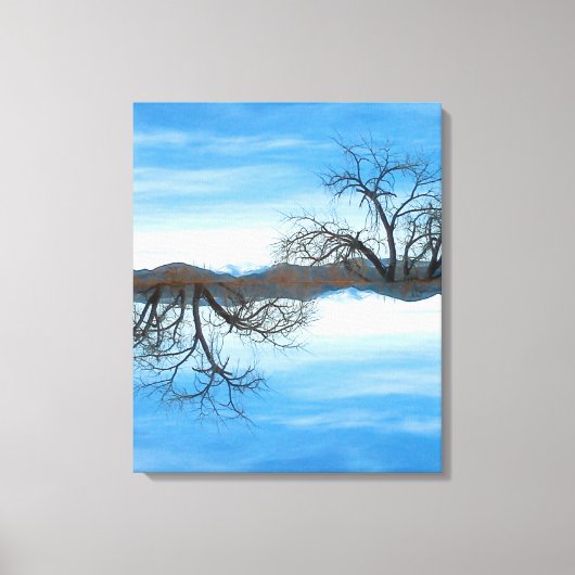 El Abuelo del Cielo Blue Canvas Print Leinwanddruck (Vorderseite)